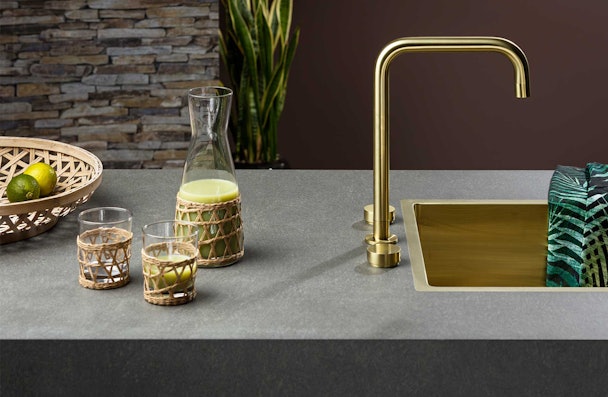 Aanrechtblad in beton-loop van DecorTop