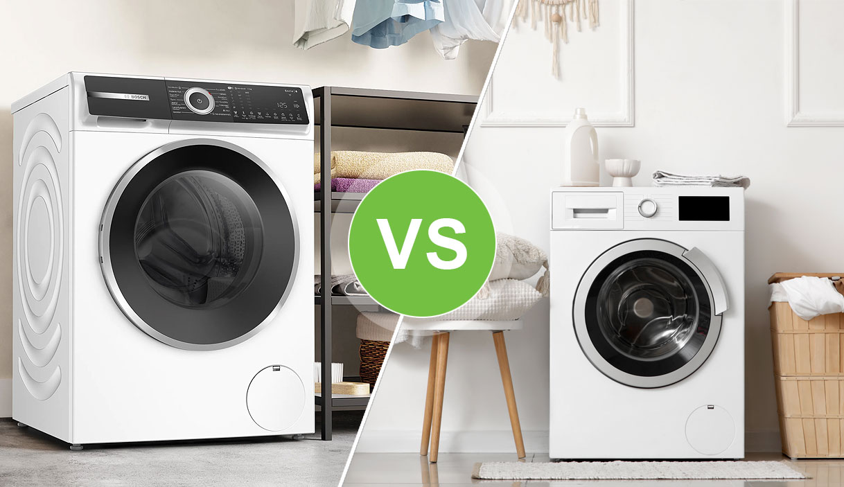 Vergelijking tussen Bosch Active Water Plus en traditionele wasmachine