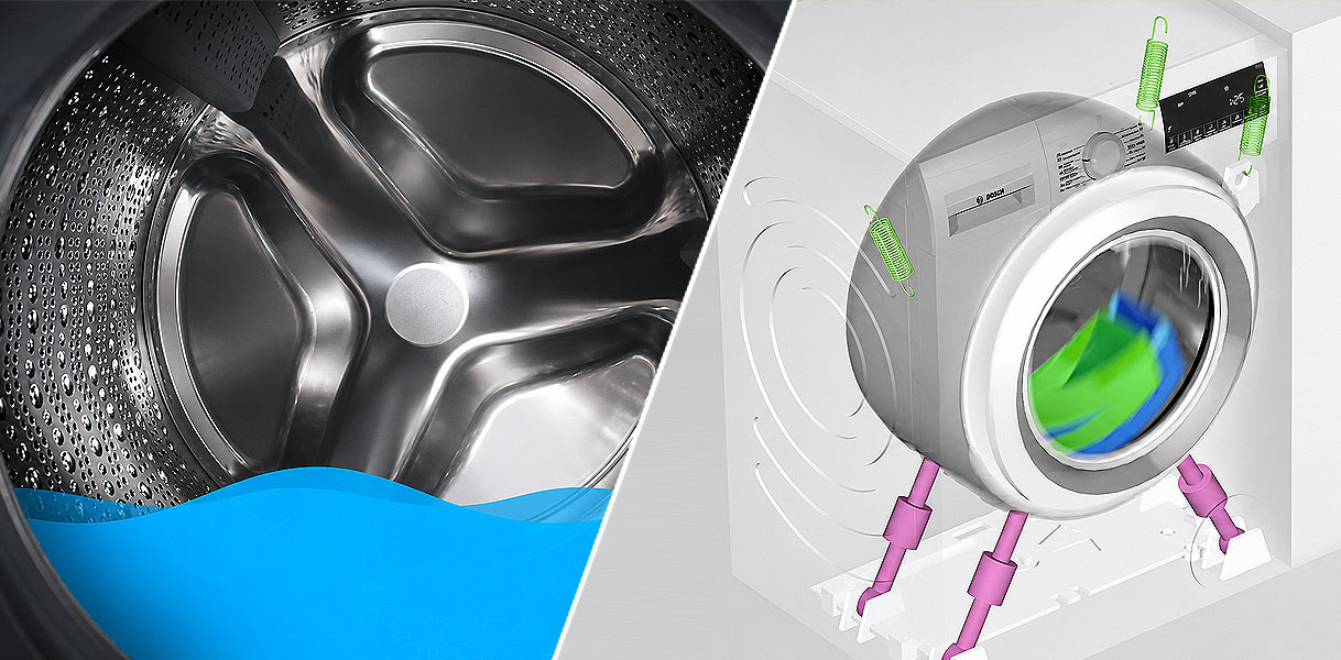 Bosch Serie 4 met ActiveWater Plus en AntiVibration Design voor zuinig en stabiel wassen