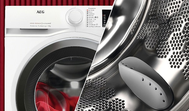 AEG 6000 serie wasmachine met ProSense-technologie en de zachte ProTex-trommel van binnen