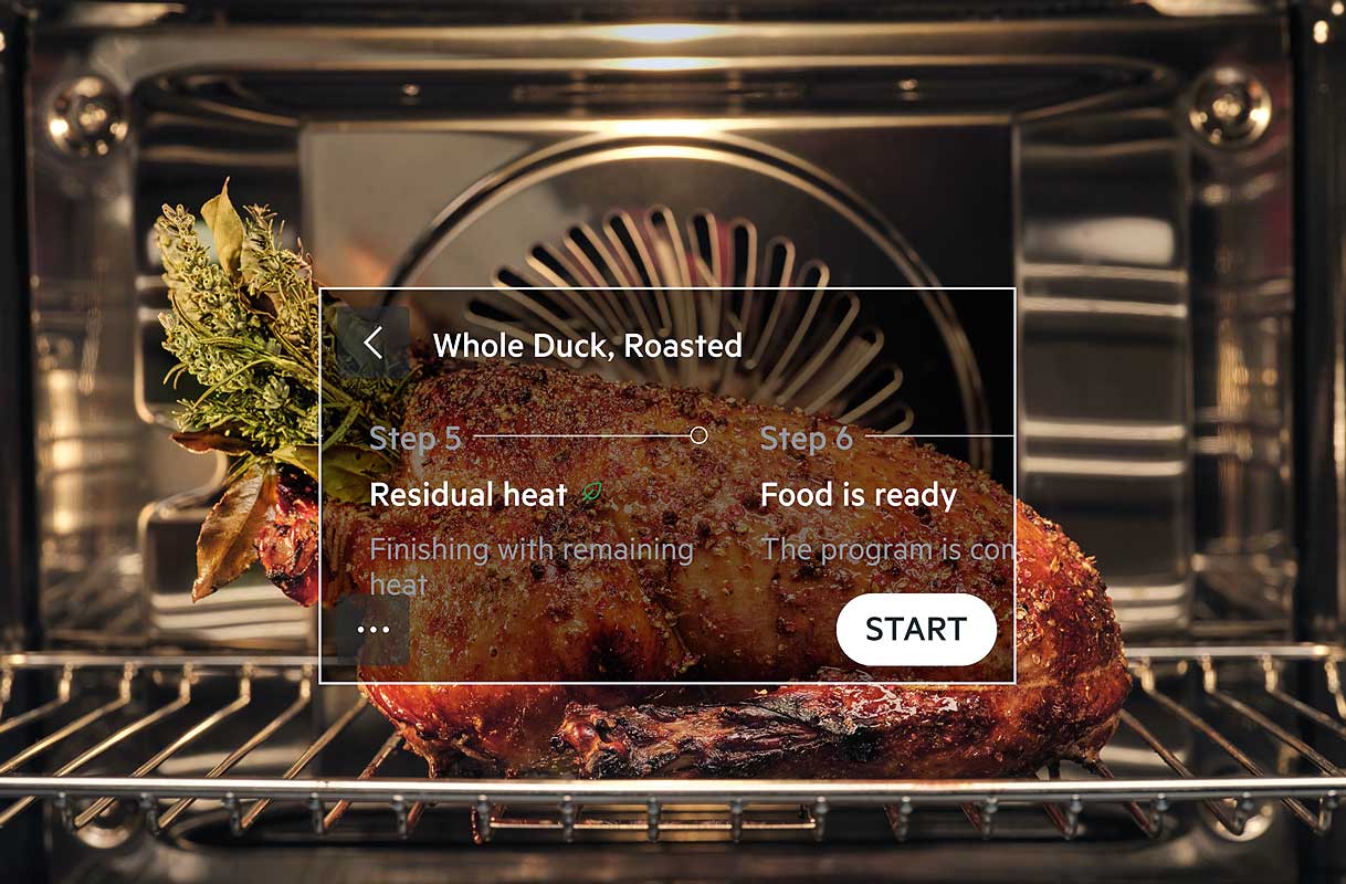 AEG CookSmart Touch display