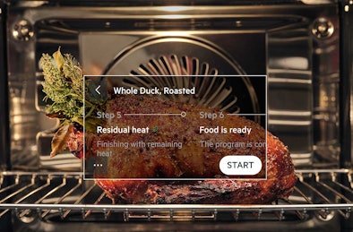AEG CookSmart Touch display