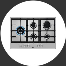 AEG gaskookplaat