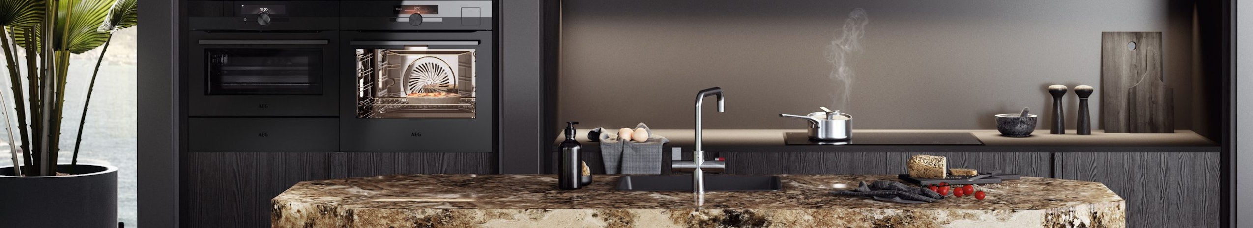 AEG Matt-Black-Range: De design lijn met een matte zwarte glasafwerking