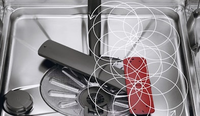 De AEG SatelliteClean sproeiarm.