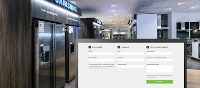 Afspraak inplannen voor apparatuur via een afspraakformulier.