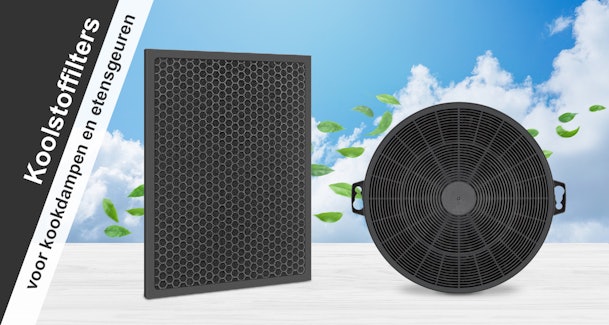 Afvoer loos afzuigen met koolstoffilters.