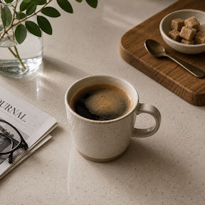 Americano van espresso en heet water