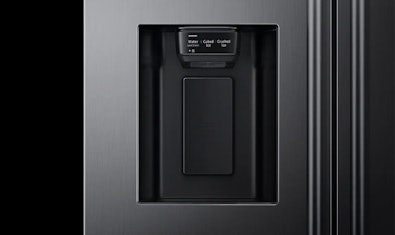 Amerikaanse koelkast met ijsblokjes van Samsung