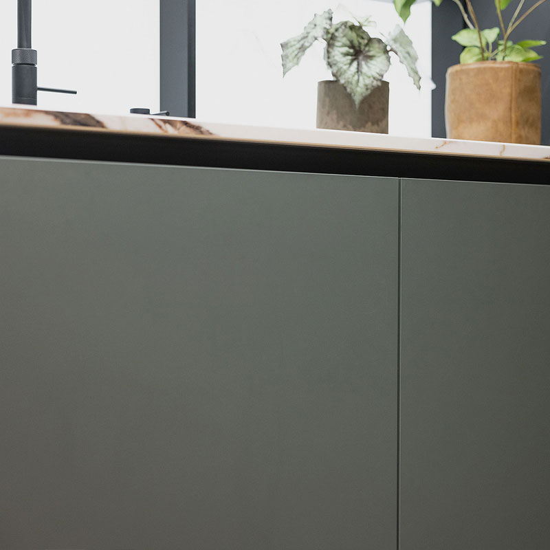 Anti finger print gelakte fronten