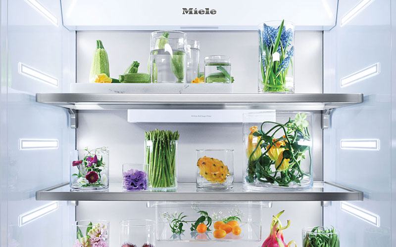 Miele koelkast antibacteriële coating voor hygiënische voedselbewaring en langere houdbaarheid