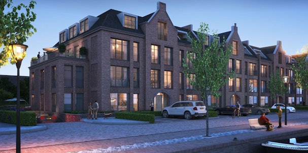 Admiraal Residences appartementen hebben een ruime stelpost voor een luxe keuken met apparatuur.