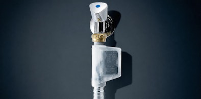 aquaStop watertoevoer die bij lekkage automatisch afsluit bij een Siemens was-droogcombinatie