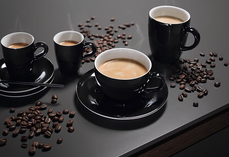 Verse koffiebonen gemalen per kopje met Miele AromaticSystemFresh technologie