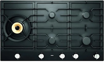 Een ATAG gaskookplaat met 5 gaspitten.