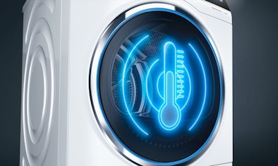 Met autoDry regelen speciale sensors de temperatuur en de vochtigheid in de wasdroger.