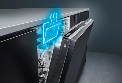 Siemens autoOpen dry zorgt ervoor dat je vaat geleidelijk droogt.