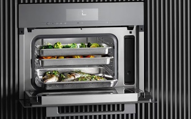 Miele stoomoven met automatisch kookmenu voor perfecte bereiding van meerdere gerechten tegelijk
