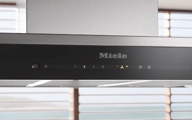 Miele afzuigkap met automatische afschakeling en nabewerkingsfunctie
