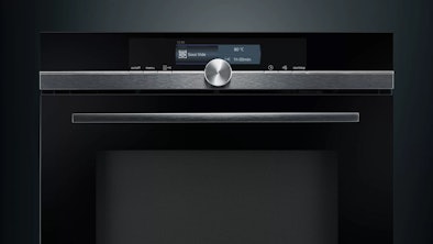 Een studioLine bakoven met blackSteel design