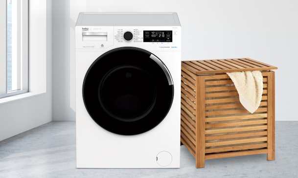 Beko wasautomaat voor 8kg wasgoed met wasmand