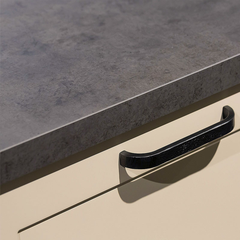 Kunststof werkblad met betonlook