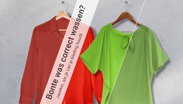 Bonte was correct wassen? Jazeker als je van je kleding houdt.