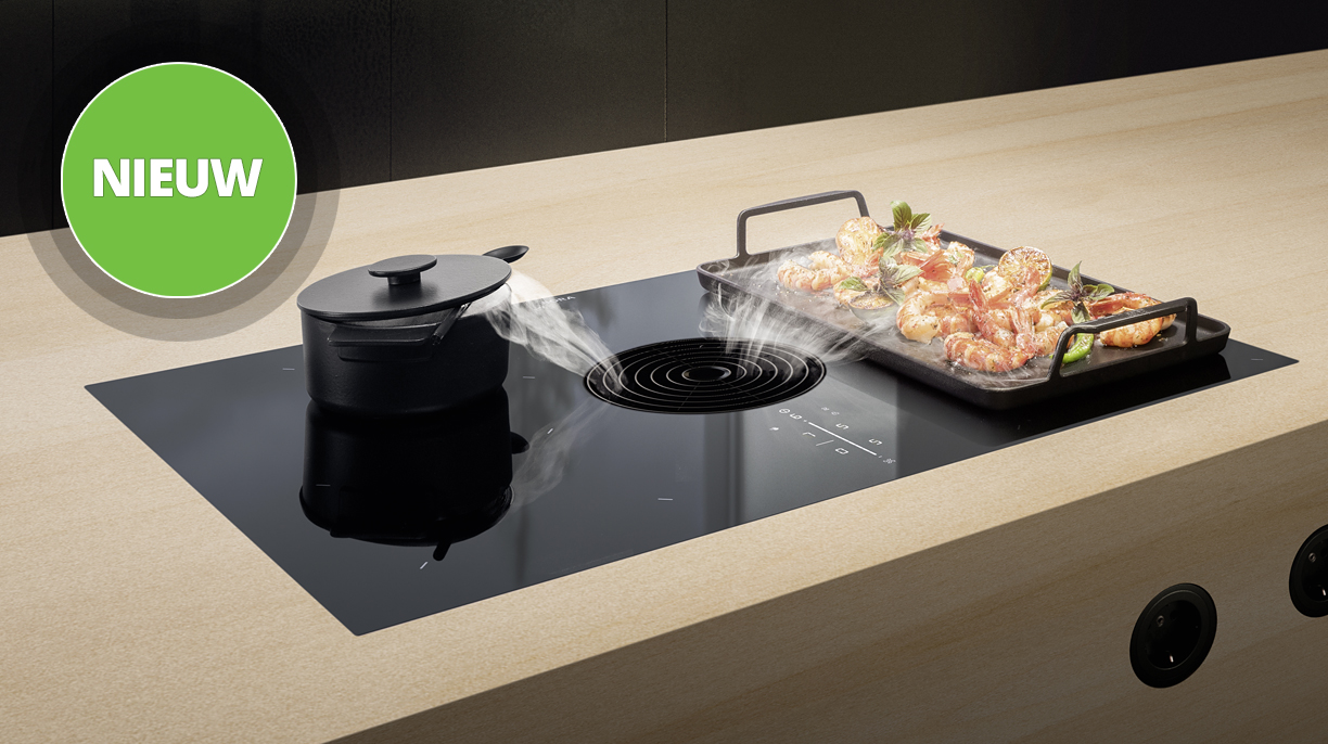 BORA M Pure: een combinatie van oppervlakte-inductie en zone-inductie.