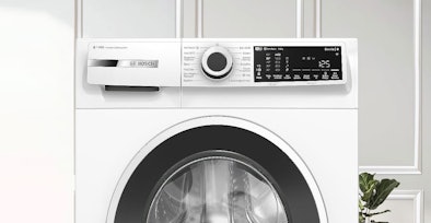 Bosch 8 kg wasmachine met bedieningspaneel en stille EcoSilence Drive-motor