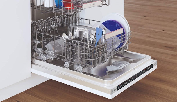 Openstaande Bosch PerfectDry vaatwasser met zeoliet techniek