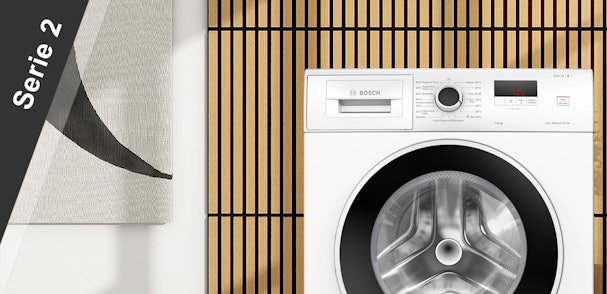 Bosch Serie 2 wasmachine met SpeedPerfect functie