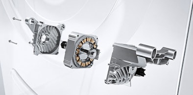 Opengewerkte EcoSilence Drive motor van Bosch Serie 4 zonder koolborstels met tien jaar garantie