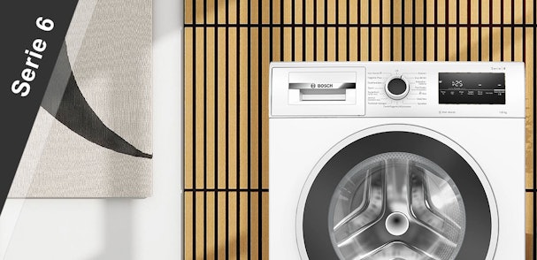 Bosch Serie 6 wasmachine met SpeedPerfect en extra stille werking