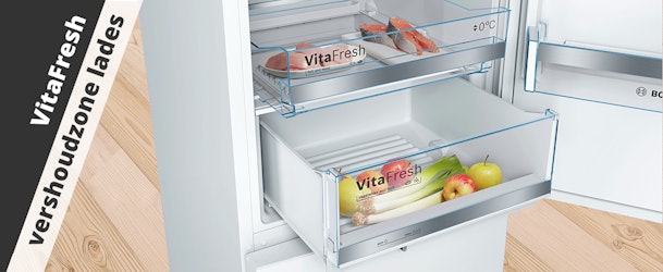 Bosch VitaFresh vershoudzone lades