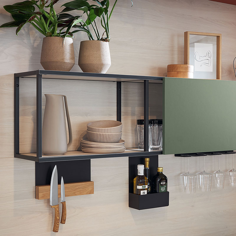 Bovenkastje met verschuifbaar front