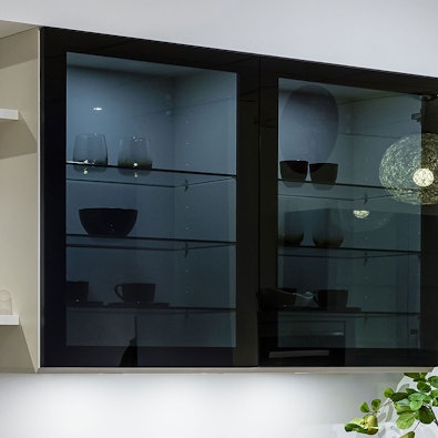 Bovenkastjes met glazen fronten