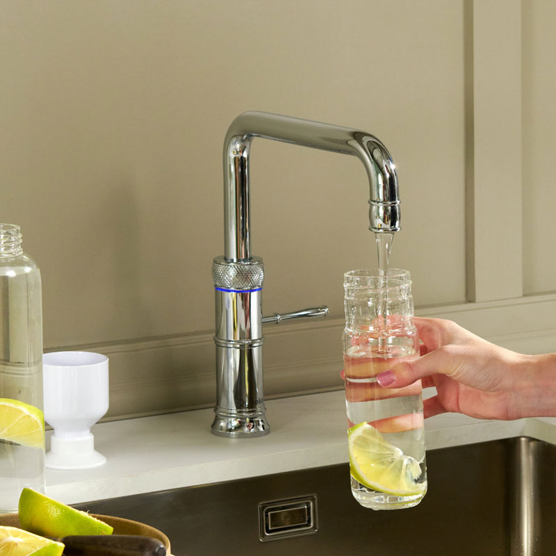 Quooker Classic Fusion Square kraan in de kleur chroom