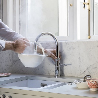 Classic model met chroom finish