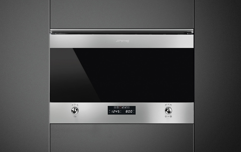 Combi magnetron uit de Classici lijn van Smeg