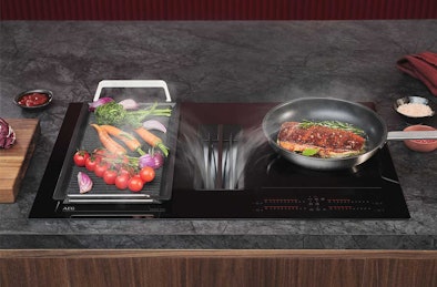 ComboHob inductiekookplaat met afzuiging ineen