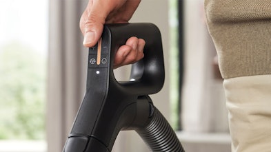 Comfortabele stofzuiger bediening.