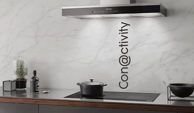 Miele Con@ctivity inductiekookplaat automatische afzuigkap koppeling slimme keuken