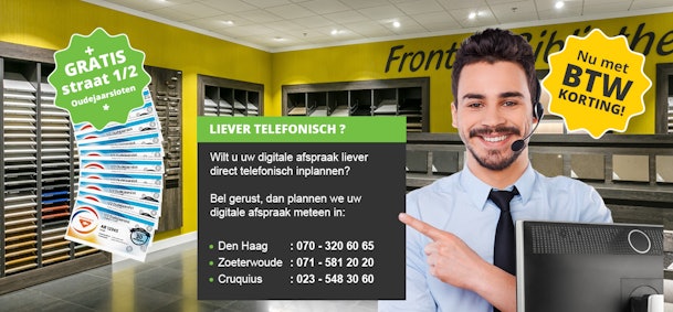 Liever telefonisch direct uw digitale afspraak inplannen?