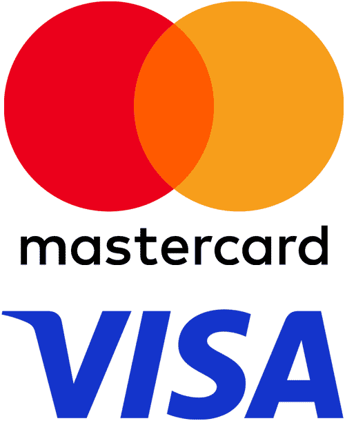 Logo's creditcards: Visa en Mastercard