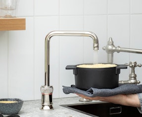 Cube met Classic Nordic single tap kokendwaterkraan