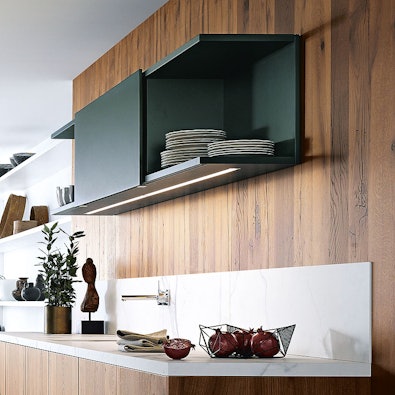 Deels open bovenkastjes