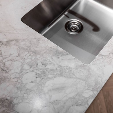 Dekton keukenblad in marmer look