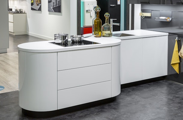 Design keukens zijn uitermate geschikt voor een Corian werkblad.