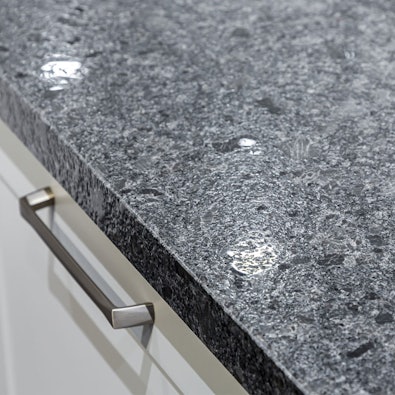 Donker granieten werkblad