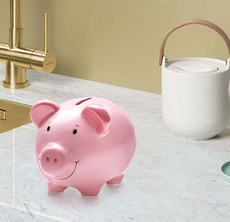 Doorsparen voor een hoger keukenbudget